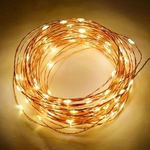 Bendy copper wire twinkly lights